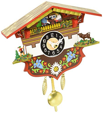 Alexander Taron 0143KQP Engstler Battery-Operated Clock-Mini Size with Music/Chimes-5