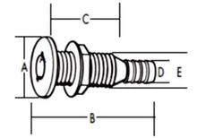 Load image into Gallery viewer, T-H Marine 1-1/8&quot; Straight Thru-Hull Fittings - Black
