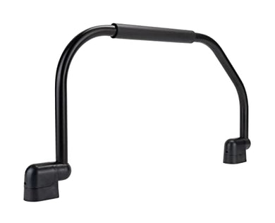 Camco Fold-Away RV Grab Handle | Features Comfort Sleeve and Made of Durable Aluminum | (42175), Black