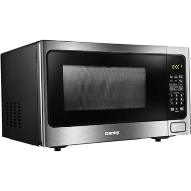 Danby DDMW1125BBS Designer Countertop Microwave, Stainless Steel