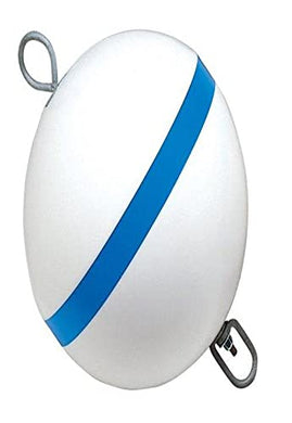 TAYLOR MADE PRODUCTS Sur-Moor Mooring Buoy, White with Reflective Blue Stripe (15