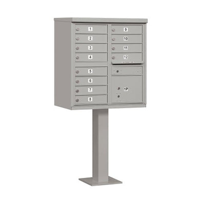 Salsbury Industries 3312GRY-U 12 A Size Doors, Gray Type II Cluster Box Unit Mailbox