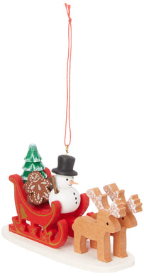 Alexander Taron 10-0635 Christian Ulbricht Ornament-Snowman Sled-4