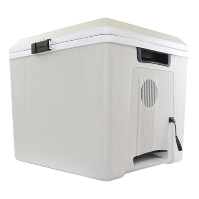 Koolatron Electric Cooler & Warmer with Handle |29 Quart (27 L) Portable Thermoelectric Fridge for Vehicles & Trucks| 110V AC Power Compatible & 12V Car Adapter for Camping, Travel & Picnics