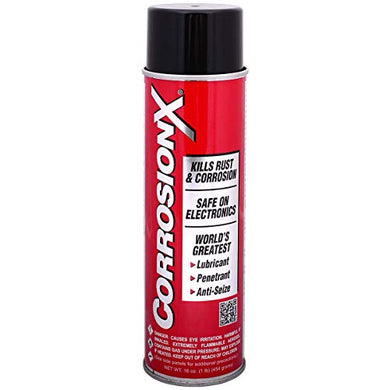 CorrosionX Corrosion Technologies 90102 (16 oz aerosol) – Multi-Purpose Lubricant, Penetrant, Rust and Corrosion Preventative | Industrial Strength | Marine Grade | Cleans Lubricates Protects