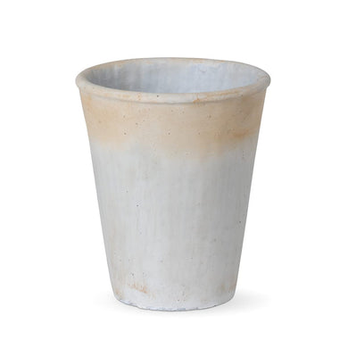 Park Hill Collection Country French Distressed Concrete Tall Planter, Medium