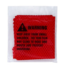 Load image into Gallery viewer, 16&quot; x 16&quot; Red Mesh Warning Flag with Grommets
