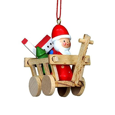 Alexander Taron Importer 10-0078 Christian Ulbricht Ornament-Santa on Wagon-2