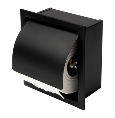 ALFI brand ABTPC77-BLA Toilet Paper Holder, Black Matte