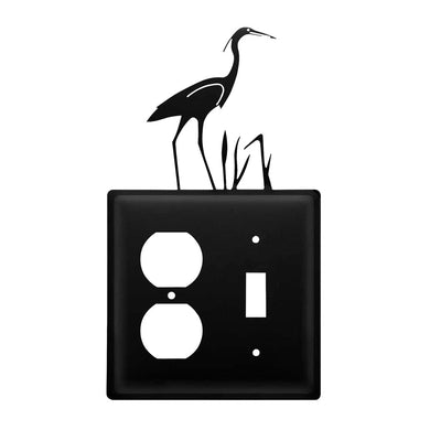 Village Wrought Iron Heron Outlet & Switch Cover