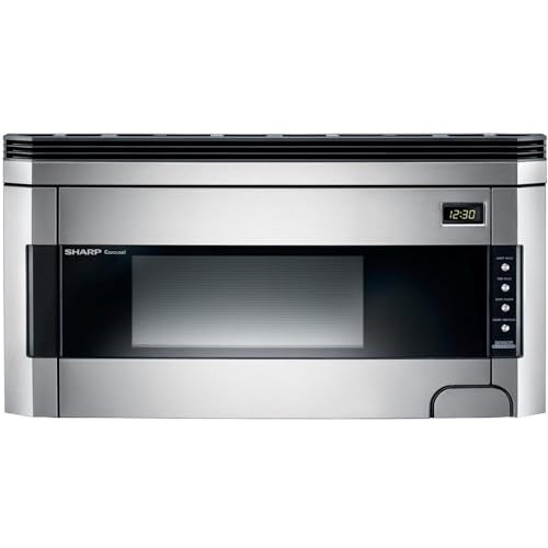 Sharp R-1514 1-1/2-Cubic-Foot 1000-Watt Over-the-Range Microwave, Stainless