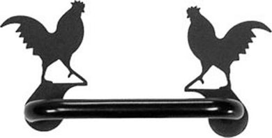 Village Wrought Iron Rooster Cabinet Horizontal Door Handle