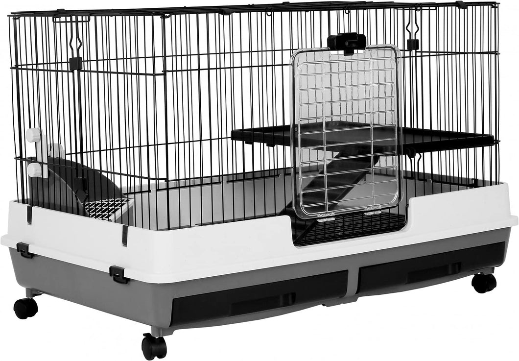 A&E Cage Company 52470002: Cage Deluxe 2 Level 40X25X26