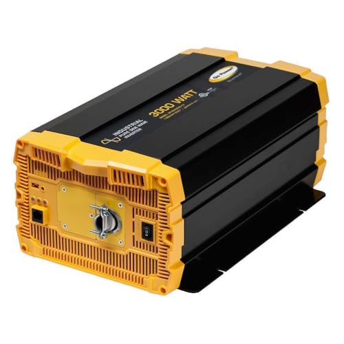 Go Power! GP-ISW3000-12 Industrial Pure Sine Wave Inverter, Black,Yellow