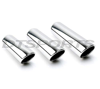 Different Trends Dt-253512Rac 3.50In Rolled Angle Texas Exhaust Tip 2.50In Id/3.50In Od