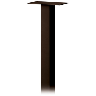 4385D-BRZ Standard Pedestal in Ground Mounted for Designer Roadside Mailbox, Bronze