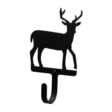 Village Wrought Iron Deer Wall Hook Decorative Small