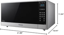 Load image into Gallery viewer, Panasonic 1.6 Cu. Ft. Built-In/Countertop Cyclonic Wave Microwave Oven w/Inverter Technology - Stainless Steel
