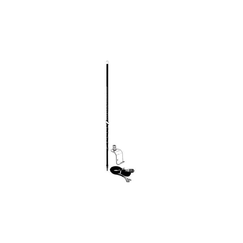 Accessories Unlimited AU320-B Three Foot Under Hood CB Antenna Kit (Black)