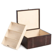 Load image into Gallery viewer, Park Hill Collection Tate Leather Classic Jewelry Box
