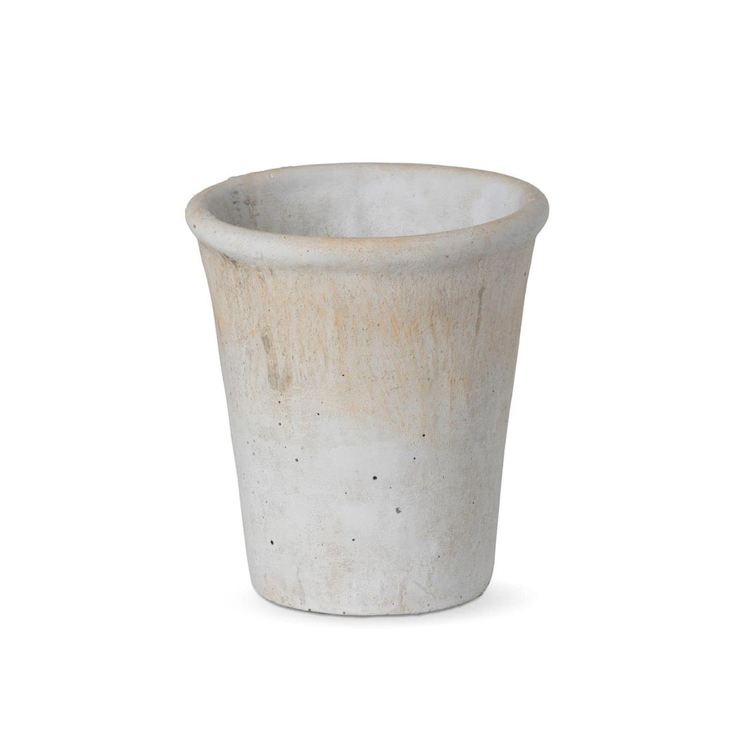 Park Hill Collection Country French Distressed Concrete Pot, Medium