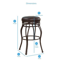 Load image into Gallery viewer, American Woodcrafters Villa Tall Bar Stool
