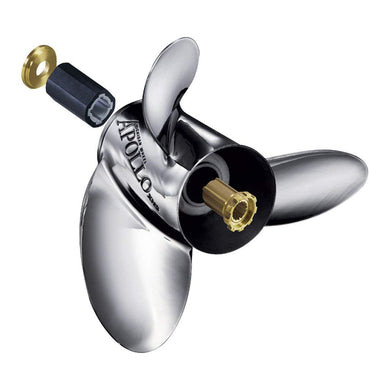 Michigan Wheel Apollo 993406 Apollo D-Series 3-Blade Stainless Steel Propeller - RH, 10-1/2