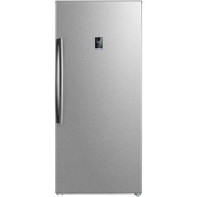 Midea WHS-625FWESS1 33 Convertible Upright Freezer with 17 cu. ft. Capacity Energy Star Automatic Defrost Interior Lighting in Stainless Steel