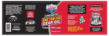 Load image into Gallery viewer, Lucas LUC10122 75/140 Synthetic Gear Oil - 1 Gallon
