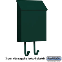 Load image into Gallery viewer, Salsbury Industries 4620GRN, Green Traditional Mailbox, Standard, Vertical Style
