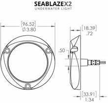 Load image into Gallery viewer, Lumitec SeaBlaze X2 Underwater Light, Bronze, Spectrum RGBW, One Size
