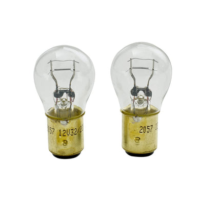 RoadPro RP-2057 Clear #2057 Heavy Duty Replacement Bulbs - Pack of 2