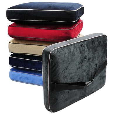 BlackCanyon Gear BCOSQPBUF Square Memory Foam Buckle Pillow, Assorted Colors