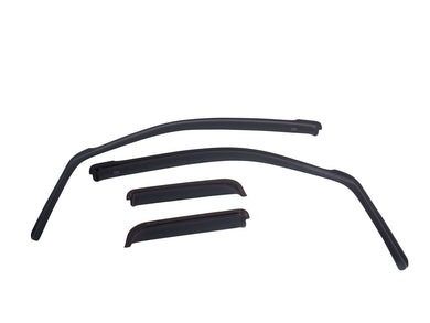 EGR 572755 in-Channel Window Visors Front and Rear Set, Matte Black Finish, Compatible with Select Dodge Models