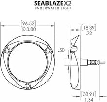 Load image into Gallery viewer, SeaBlaze X2 Underwater Light, Bronze, White/Blue
