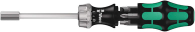 Wera 05073661002 Kraftform Kompakt 27 RA Slotted Ratcheting Screwdriver, 1/4