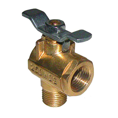 1/2-inch NPT 90-degree Fuel Valve