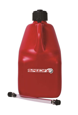 Speed FX SpeedFX Liquid Storage Container 5 Gallon Capacity Red Plastic With Filler Hose and Cap