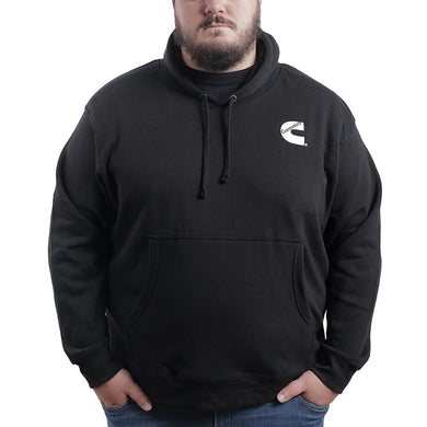 Cummins Unisex Fleece Pullover Hoodie Black Sweatshirt CMN4792 - Medium