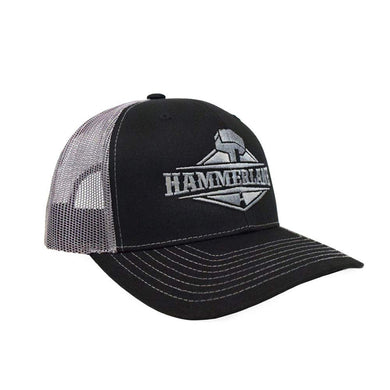 Hammerlane Charcoal Silver Snapback Trucker Hat