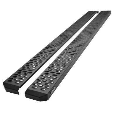 Westin 27-74765 Textured Black Grate Steps Running Boards Textured Black Running Boards 83 inches