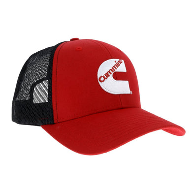 Cummins Mens Red/Adjustable Hat, Red, Medium US