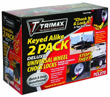 Load image into Gallery viewer, TRIMAX Wheel Chock Lock Set of 2
