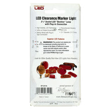 Load image into Gallery viewer, RoadPro RP1281RL Red 2.5&quot; Sealed Beehive LED Light
