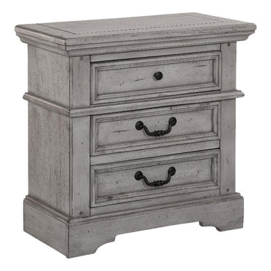 American Woodcrafters Stonebrook Nightstand, 1, Antique Grey