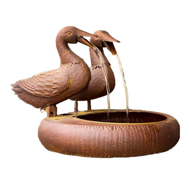 Park Hill Collection Folk Art Duck Fountain - Spitter with Pump (Duck)