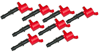 MSD 82438 Ignition Coil - Blaster - Ford 3-Valve V8 - Red - 8-Pack