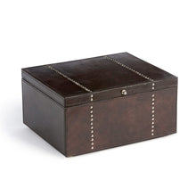 Load image into Gallery viewer, Park Hill Collection Tate Leather Classic Jewelry Box
