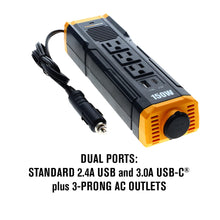 Load image into Gallery viewer, PowerDrive PWD150S 150 Watt Power Strip Inverter
