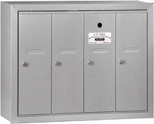 Load image into Gallery viewer, Salsbury Industries, Aluminum 3504ASU Surface Mounted Vertical Mailbox with 4 Doors and USPS Access
